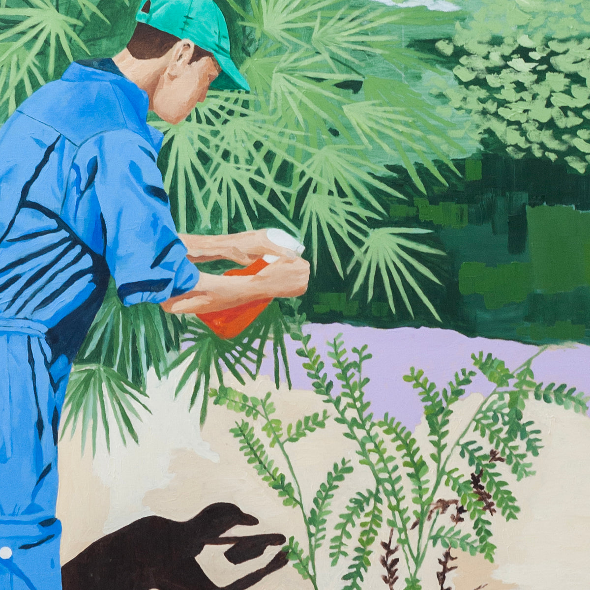 &quot;jardineiro&quot;| Oil on canvas | 150x100cm | Paulo Albuquerque | 2023