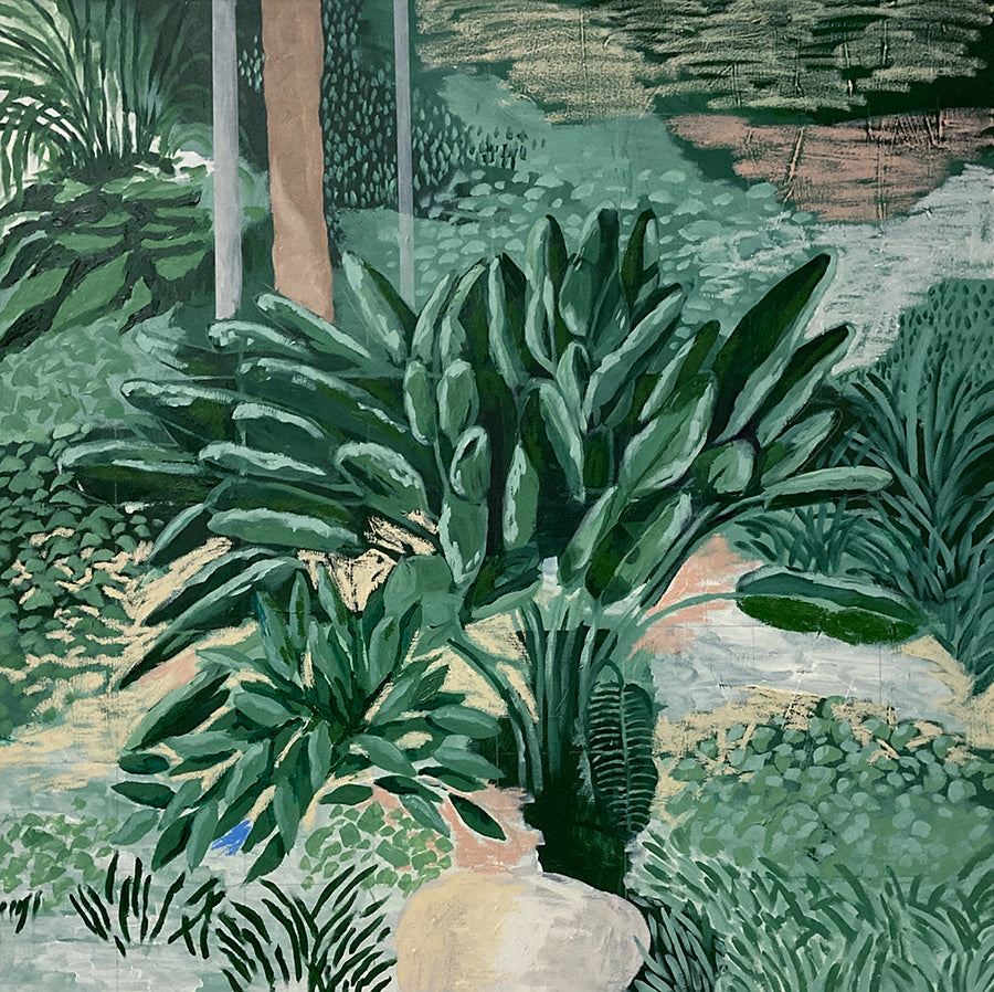 &quot;Fir Green&quot; | Oil on canvas | 100x100cm | Paulo Albuquerque | 2023