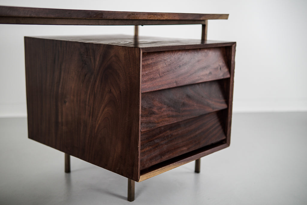 Solid Wood / Iron frame Olaio Desk