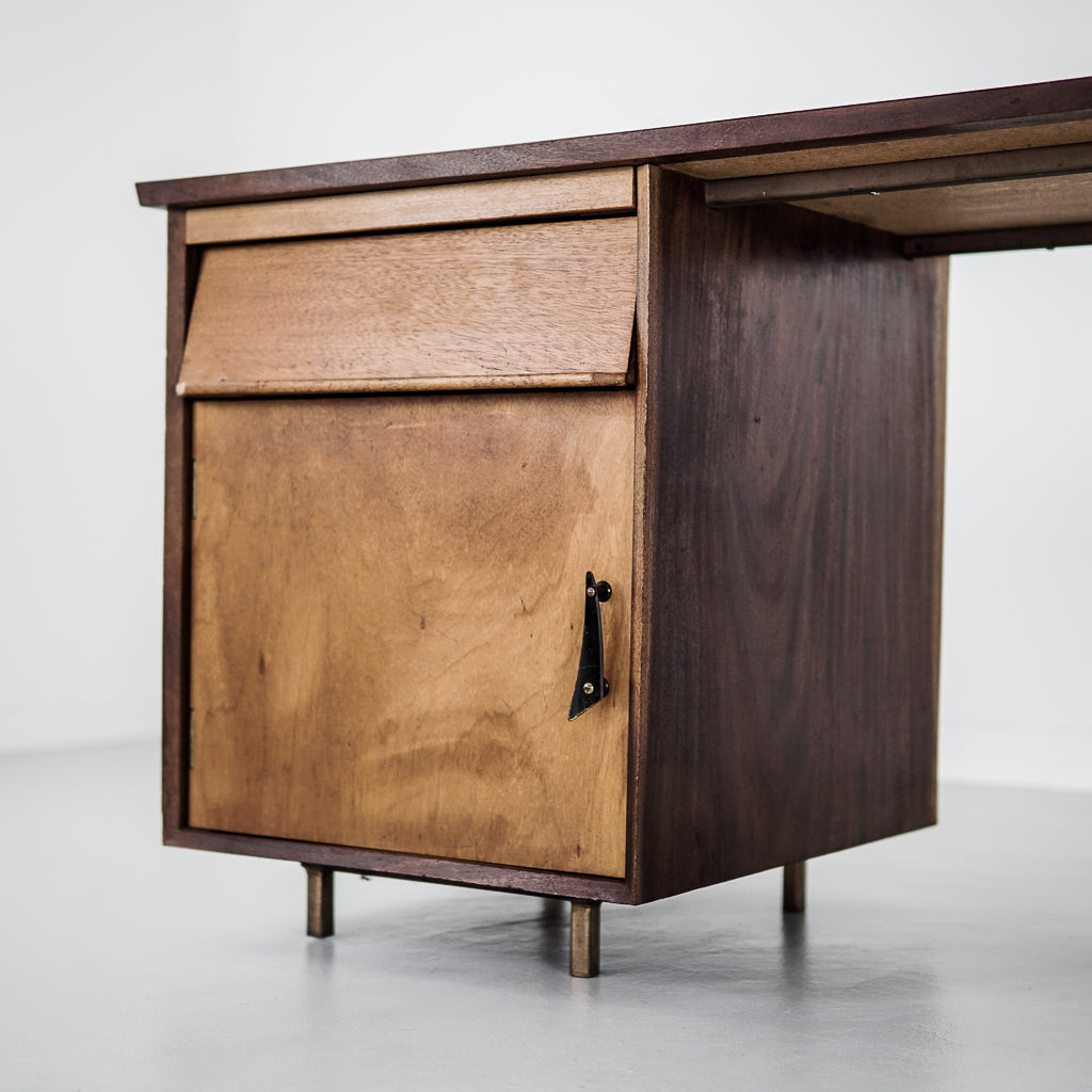 Solid Wood / Iron frame Olaio Desk