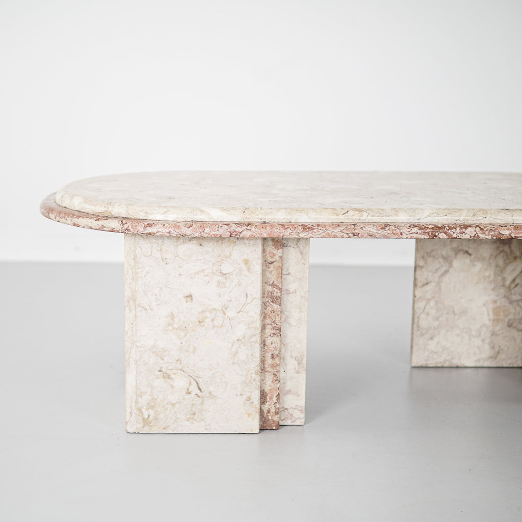 Lioz and Negrais red Marble Table