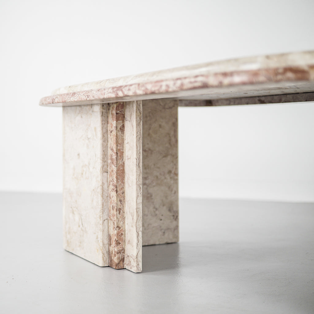 Lioz and Negrais red Marble Table
