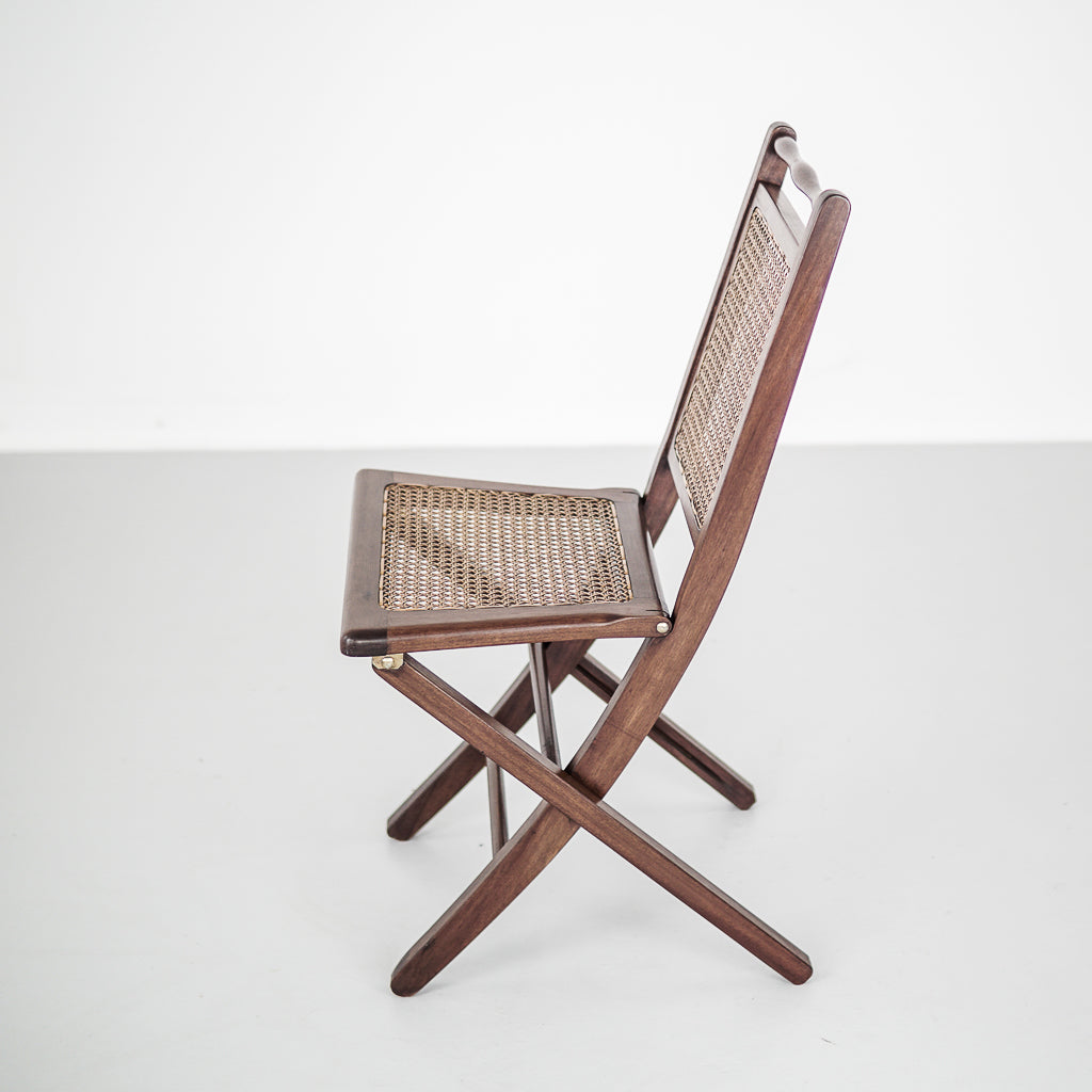 Rattan solid wood foldable Chair