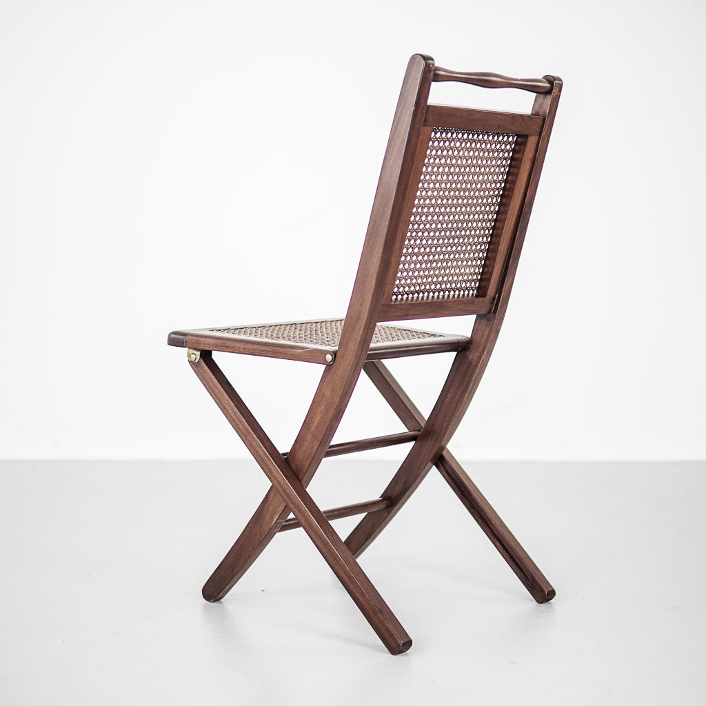 Rattan solid wood foldable Chair