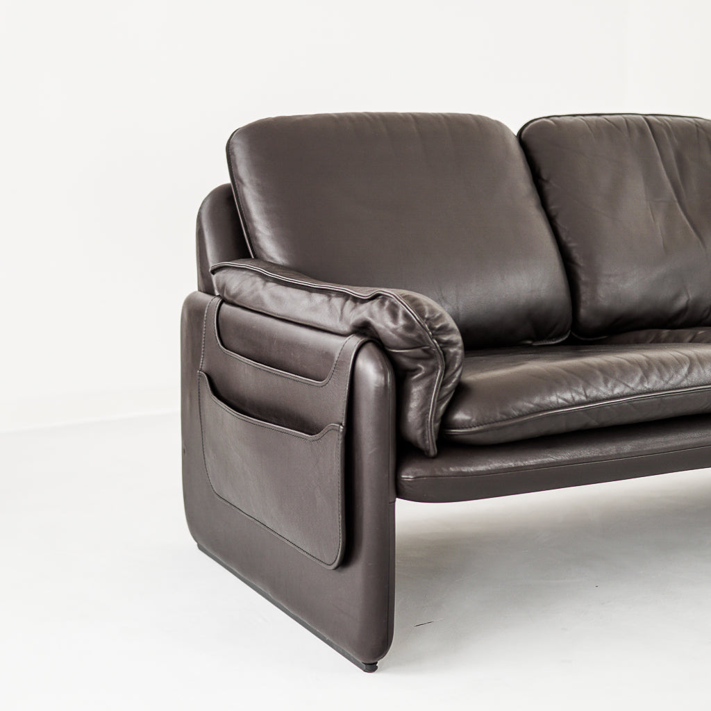 Two Seat Leather Sofa | Model DS61 | De Sede | Switzerland | 1970s
