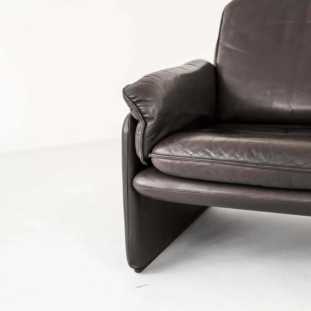 One Seat Leather Sofa | Model DS61 | De Sede | Switzerland | 1970s