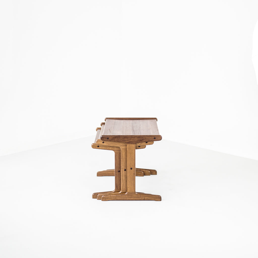 Set of 3 Teak Side tables | Denmark | 1960s