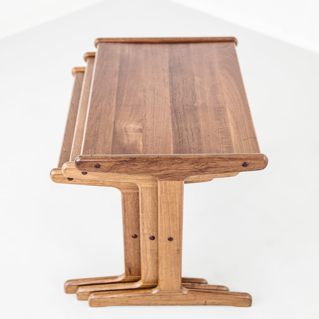 Set of 3 Teak Side tables | Denmark | 1960s