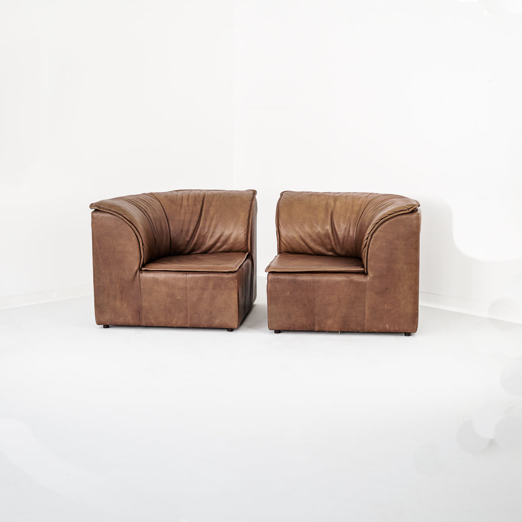Leather Sofa | Two Parts Couch | Laauser | Germany