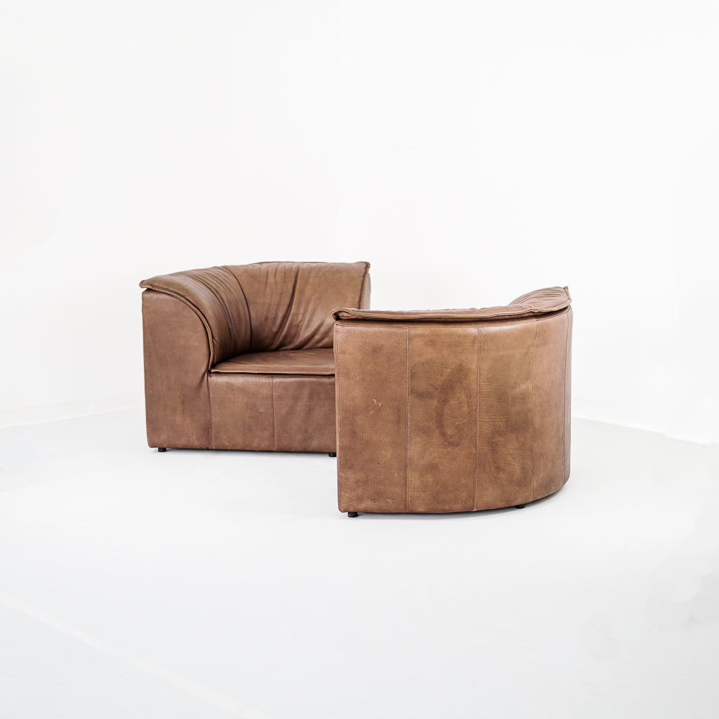 Leather Sofa | Two Parts Couch | Laauser | Germany