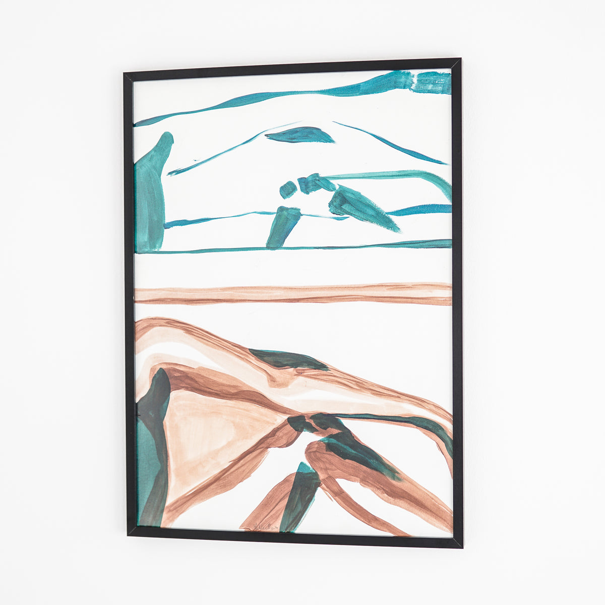 Madalena Pequito | 2018 | Leg Mountain | Acrilic on paper | 70 x 50 cm