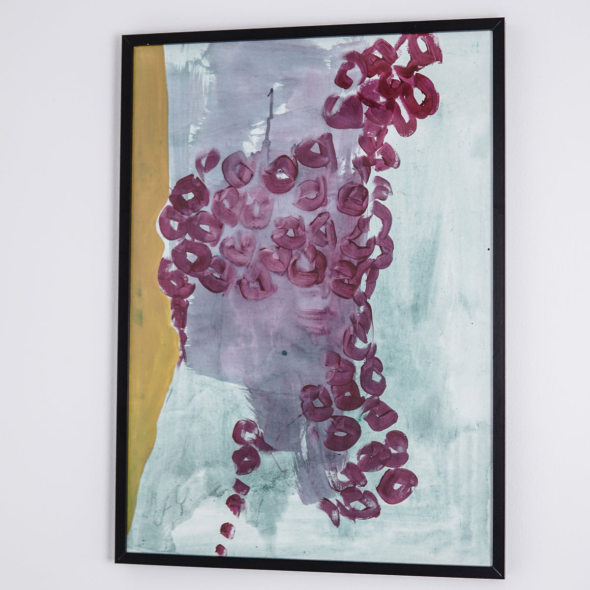 Madalena Pequito | 2019 | The piece at Penha | Acrilic and pigment on paper | 70 x 50 cm