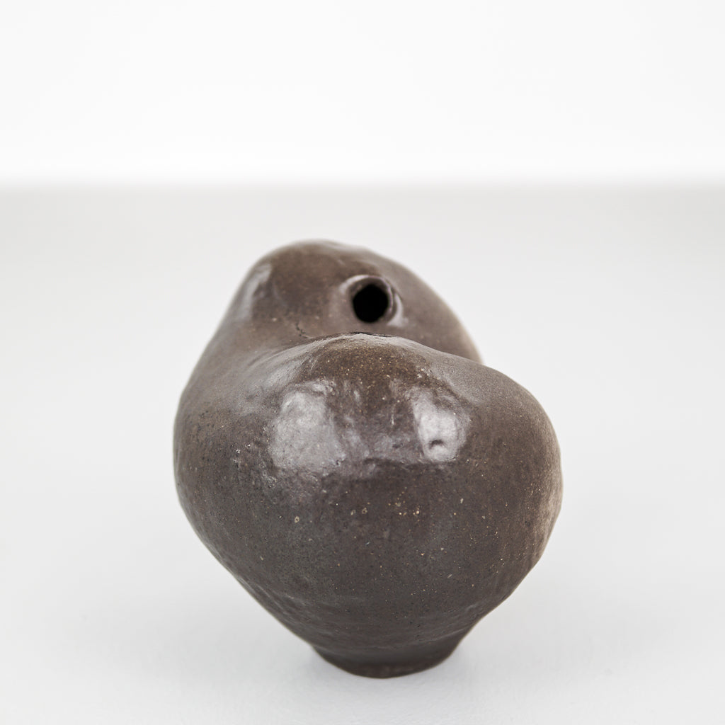 Heart Shaped Vase | Studio Art Pottery | 1970s