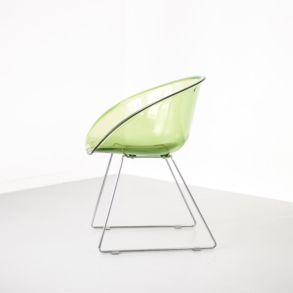 Gliss green chair | Claudio Dondoli and Marco Pocci | Perali | Italy | 1980s