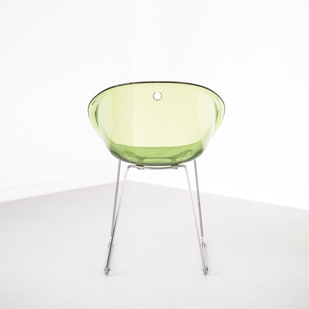 Gliss green chair | Claudio Dondoli and Marco Pocci | Perali | Italy | 1980s