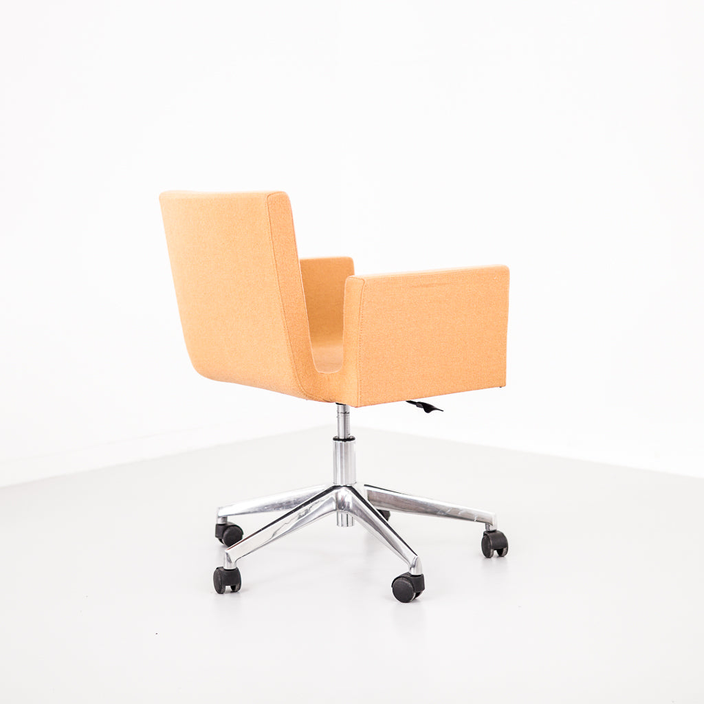 Orange office style armchair Victoria ST33 | Nowy Styl group | Poland | 2000s