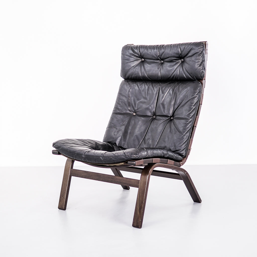 Leather Lounge Chair | Farstrup Møbler | Denmark | 1970s