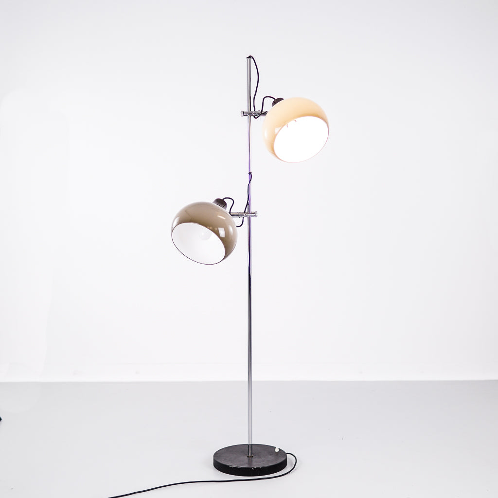 Two Mushrooms Floor Lamp | Dijkstra Lampen | Netherlands | 1960s