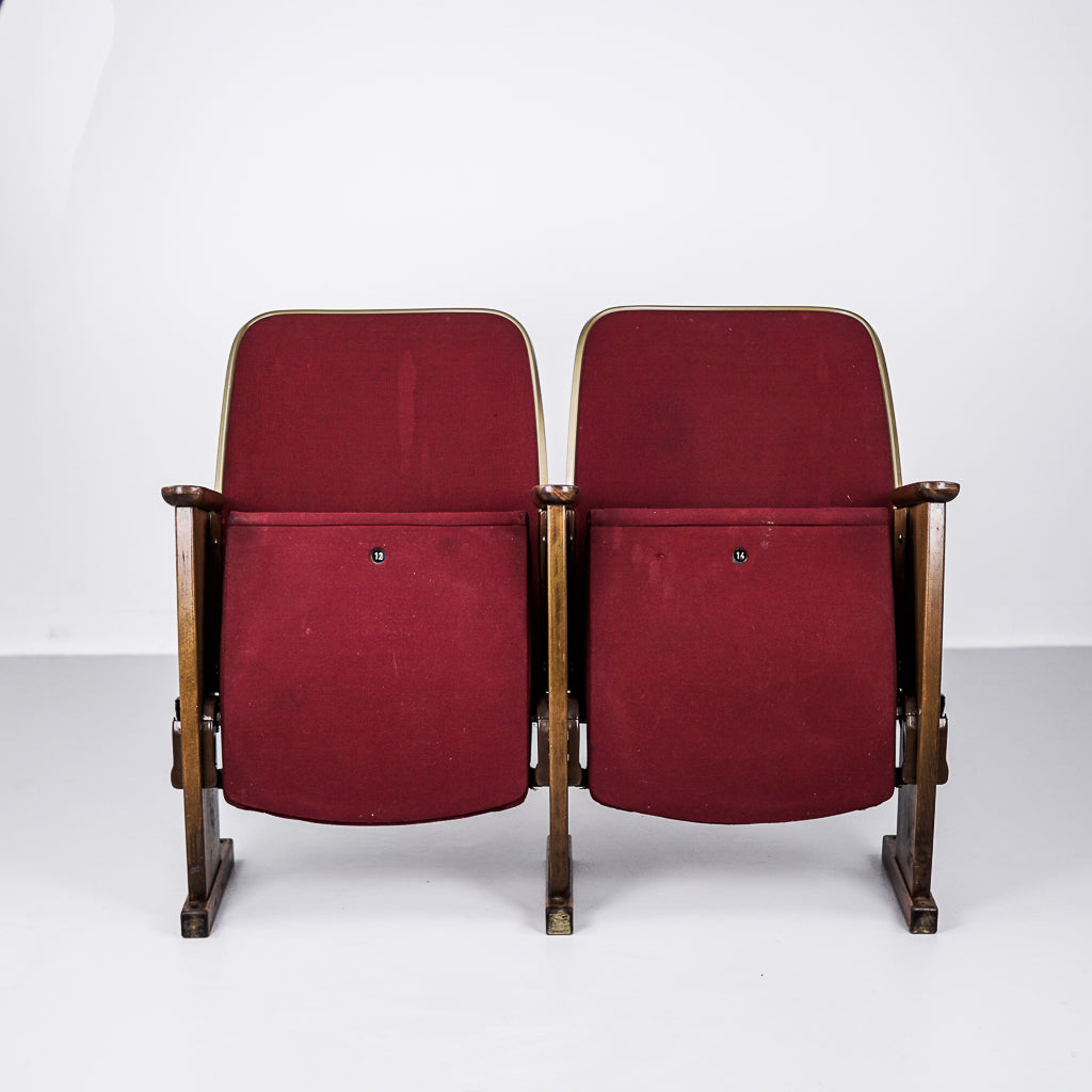 Two Seats Theater Bench | Belgium | 1950s