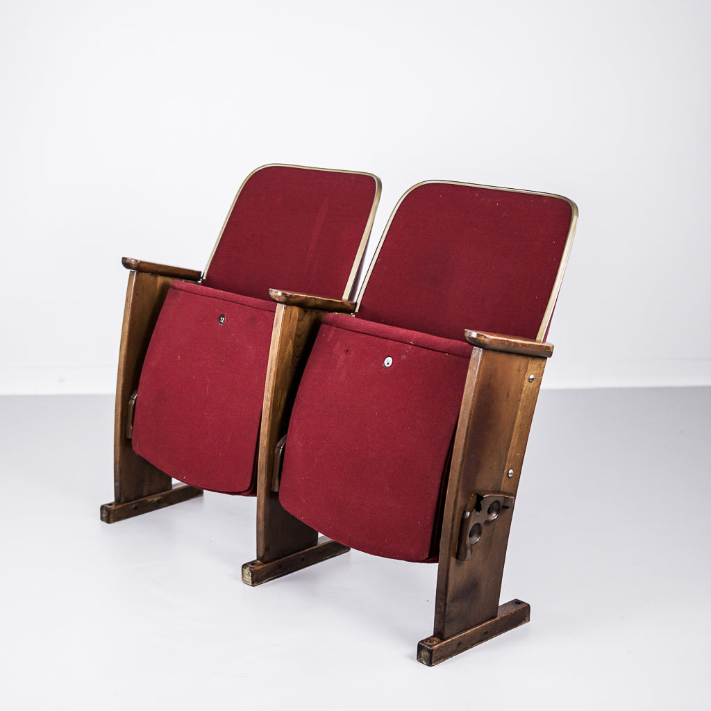 Two Seats Theater Bench | Belgium | 1950s