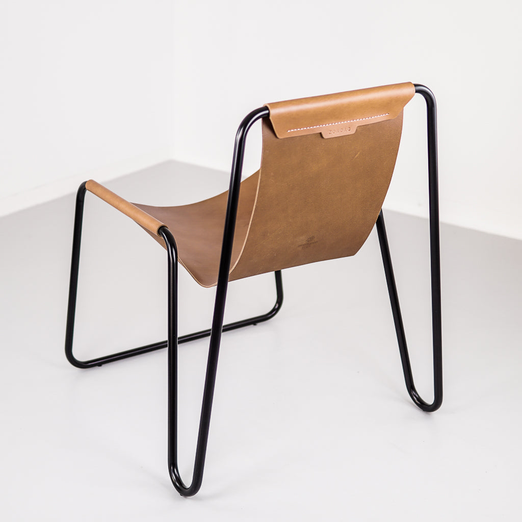 Zondag ZS01 Cognac Chair | Simeon Zondag | Netherlands | 2020s