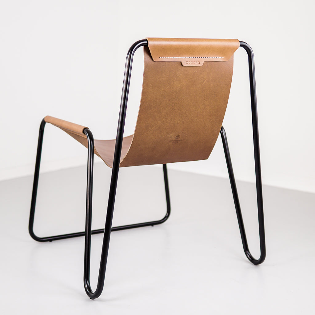 Zondag ZS01 Cognac Chair | Simeon Zondag | Netherlands | 2020s