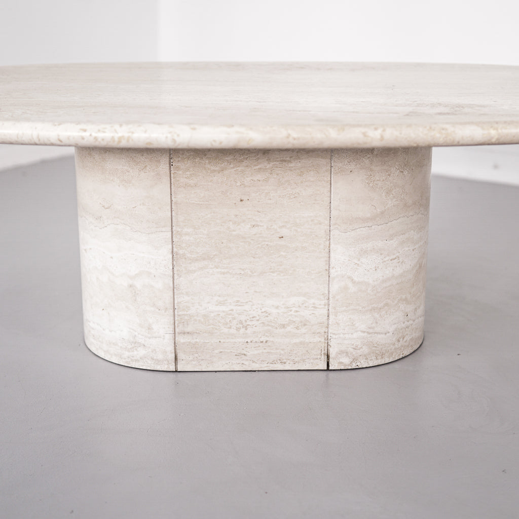 Travertine Marble Coffee Table | Italy | 1980s