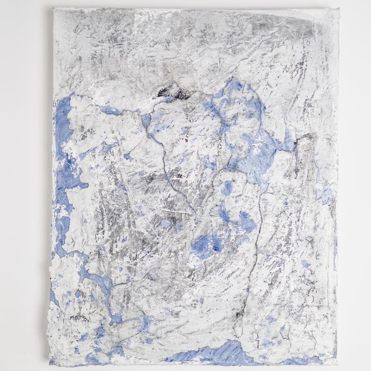 Ana Moraes | sem título,2021 | 50 x 40 cm | Spray, pastel de óleo, cimento, silicone, gesso acrílico, pigmento e cola branca sobre tela