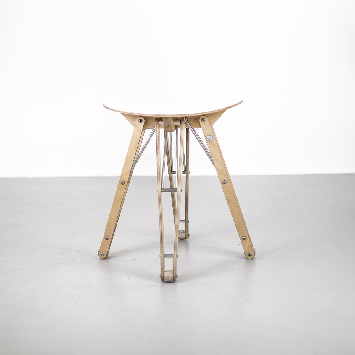 Contemporary Wood Stool | FLEXUS Stool | Pedro Useche