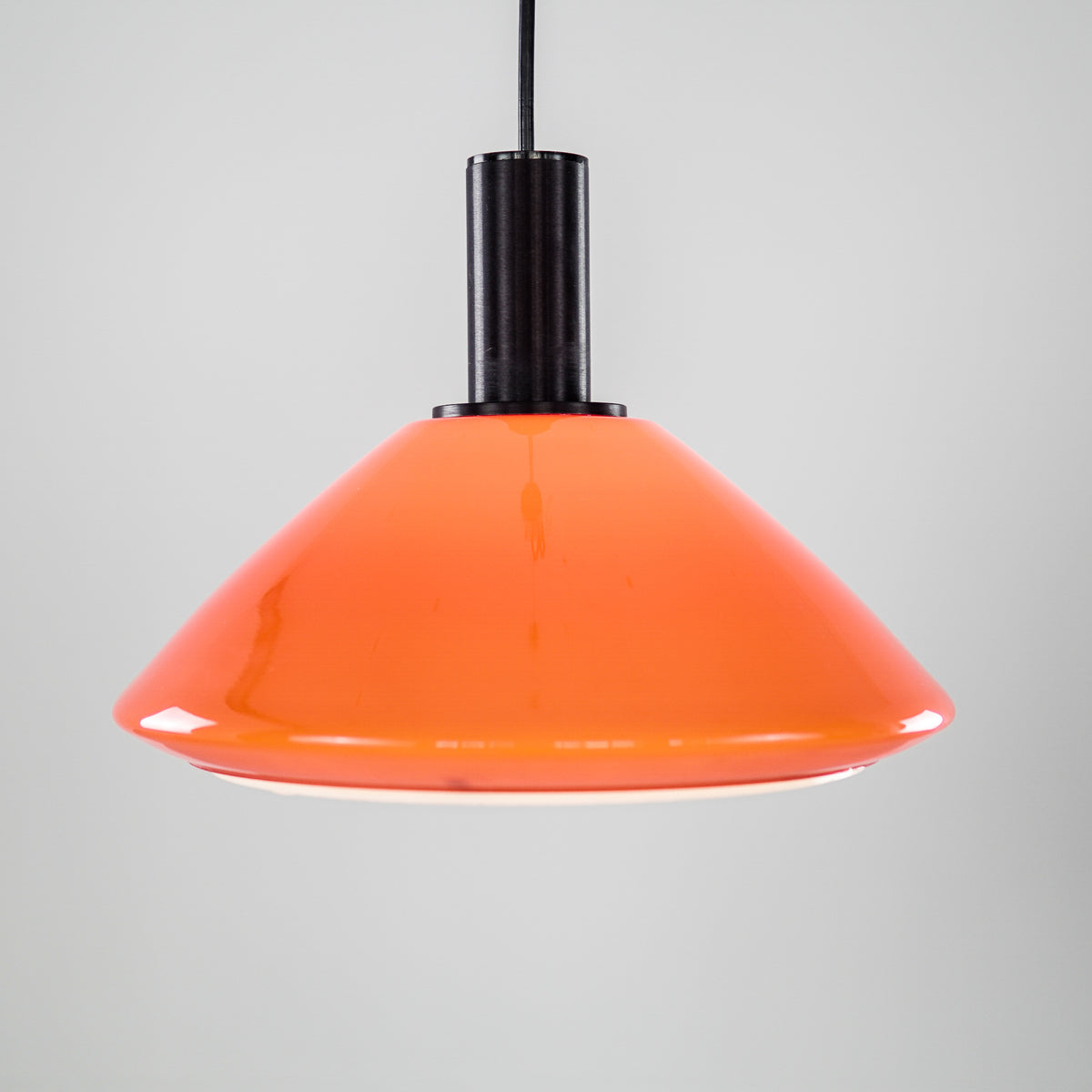 Red Glass Ceiling Lamp | Germany | 1970&#39;s