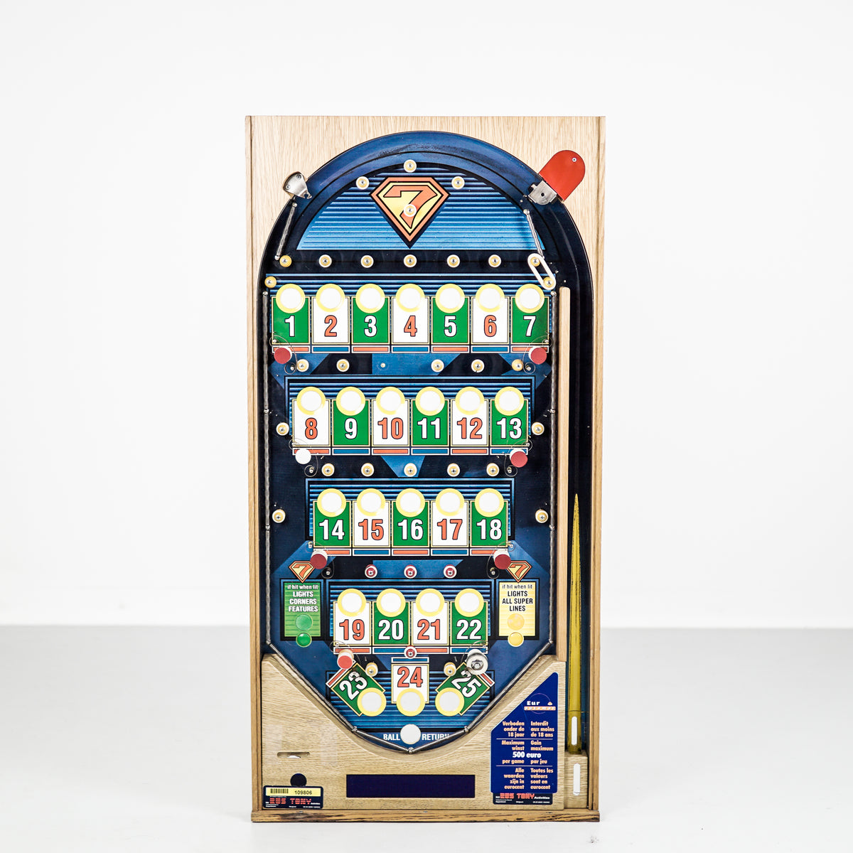 Vintage Bingo Pinball Machine | Splin | Belgium | 2010