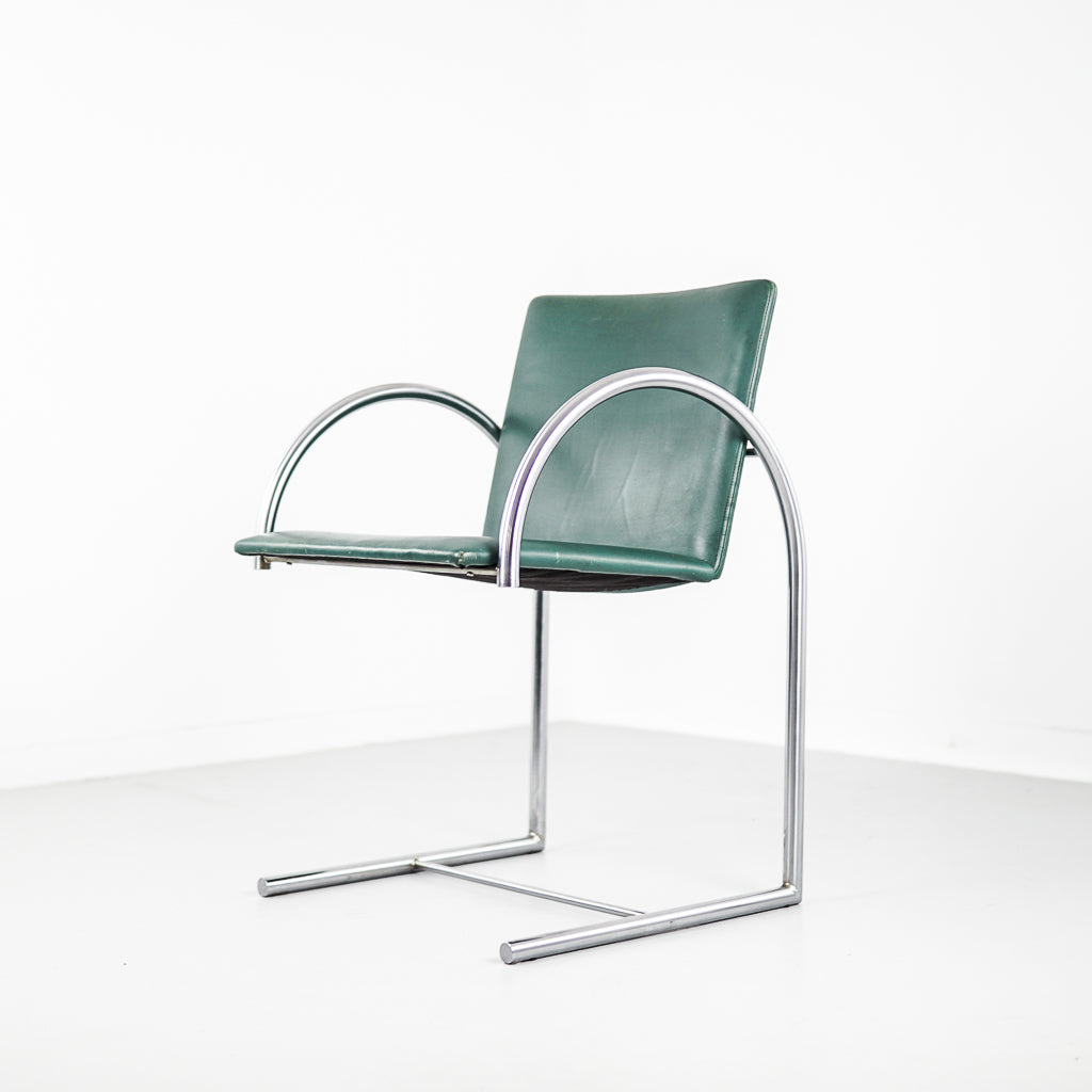 Green Dining Chairs | Karel Boonzaaijer &amp; Pierre Mazairac | Metaform | The Netherlands | 1980&#39;s