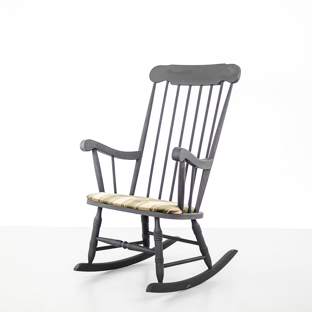 Danish Wood Vintage Rocking Chair | Denmark | 1950's