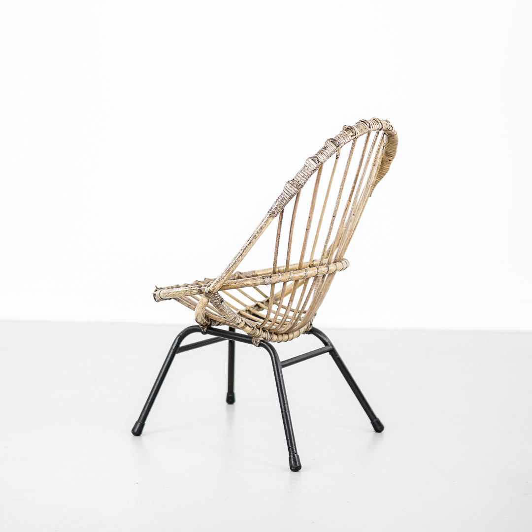 Child Rattan Chair | Rohé Noordwolde  | Netherlands | 1960&#39;s