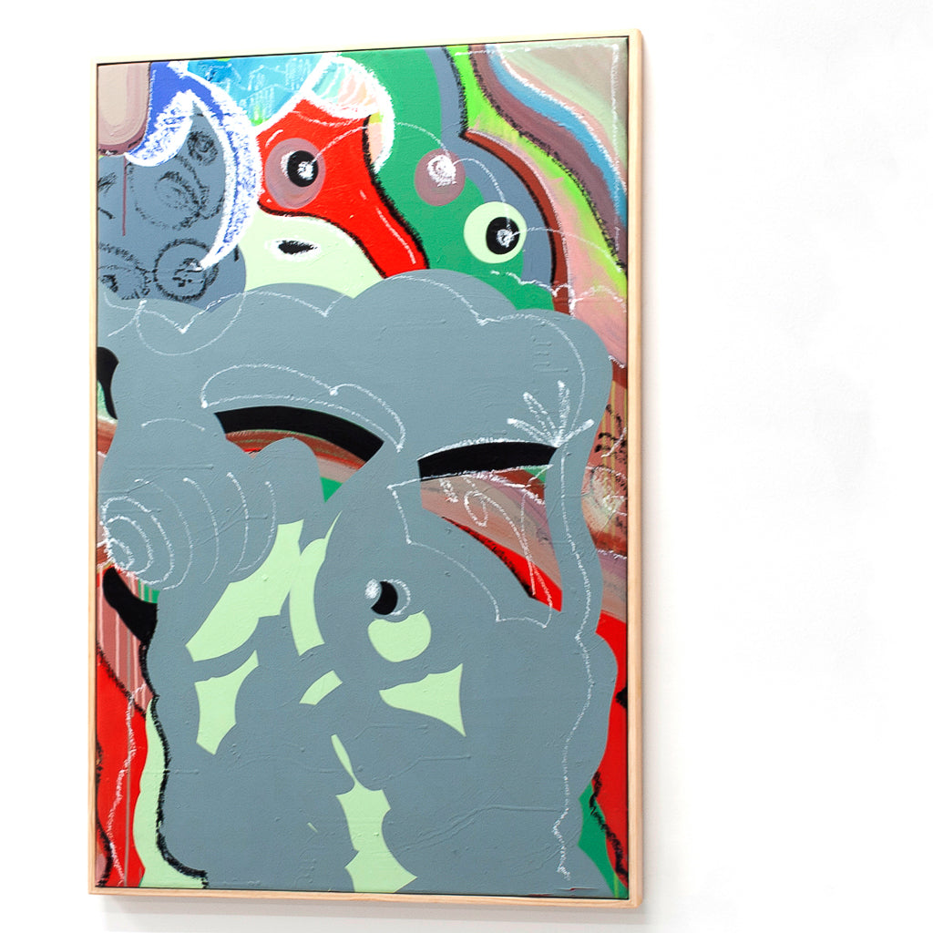 “O nariz do pai” |  Acrylic on canvas | 67x87cm | Malibu Ninjas | 2023