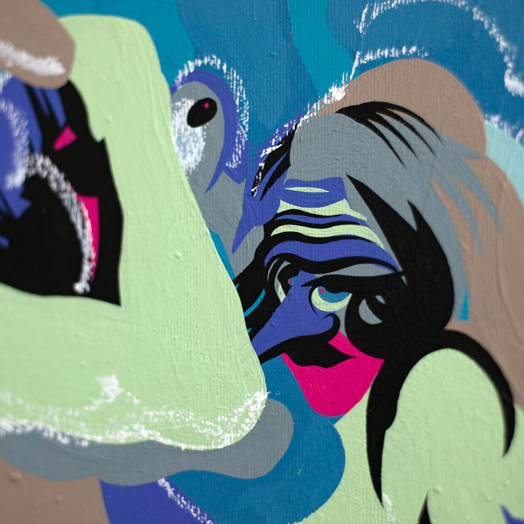 “Bordas de alguidar” |  Acrylic on canvas | 33x41cm | Malibu Ninjas | 2023