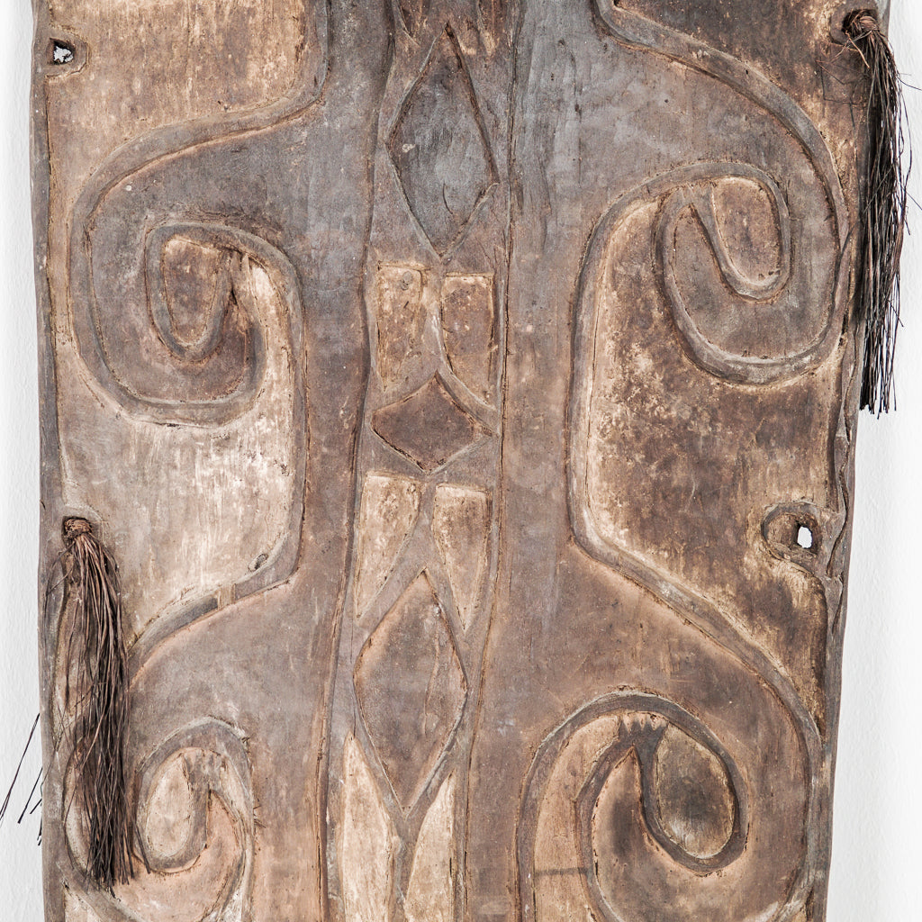 Tribal Asmat Wooden Shield | New Guinea | IXXth century